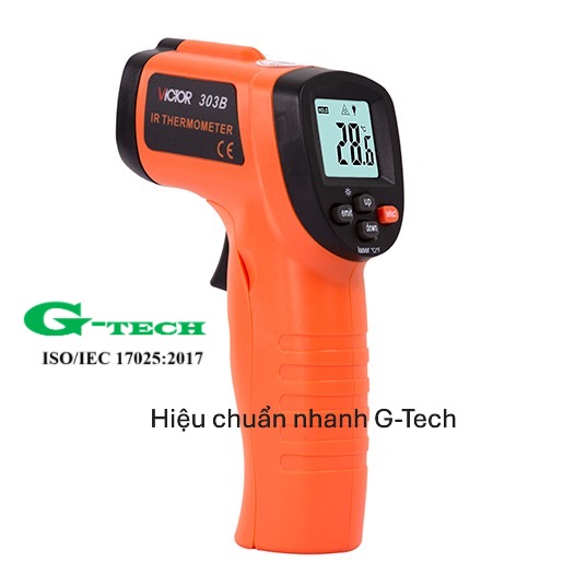  Hiệu Chuẩn súng bắn nhiệt VICTOR 303B. Dịch vụ hiệu chuẩn nhanh G-tech 24/7 và tận nơi tại các khu công nghiệp miền Trung