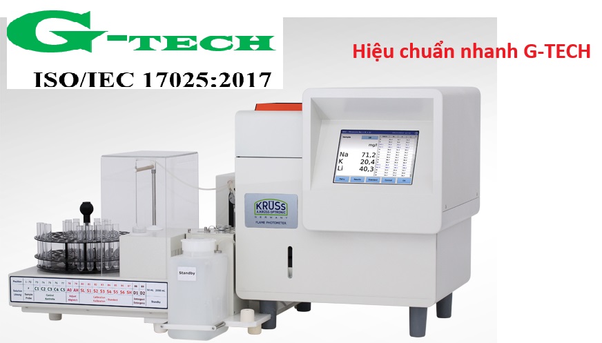 Hiệu chuẩn Máy quang kế ngọn lửa/ Flame Photometer KRUSS FP8400 (Na; K; Li; Ca)*. Dịch vụ Hiệu chuẩn an toàn và uy tín tại Các Khu Công Nghiệp miền Trung.