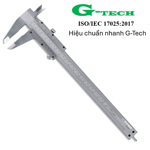 Hiệu chuẩn Thước Cặp/ Caliper Calibration 200 mm của FERVI C056/200. Dịch vụ hiệu chuẩn nhanh G-tech 24/7 và phục vụ tận nơi tại các khu công nghiệp miền Trung 