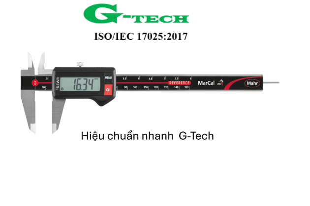 Hiệu chuẩn Thước Cặp/ Caliper Calibration MarCal 16 EWR. Dịch vụ hiệu chuẩn nhanh G-tech 24/7 và phục vụ tận nơi tại các khu công nghiệp miền Trung 