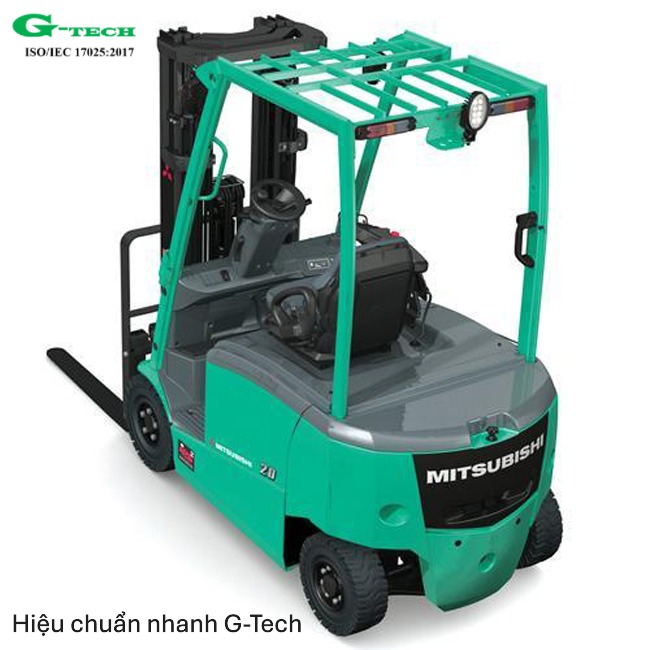 Kiểm định an toàn xe nâng hàng Mitsubishi. Dịch vụ hiệu chuẩn - kiểm định nhanh 24/7 G-Tech và phục vụ tận nơi tại các khu công nghiệp miền Trung