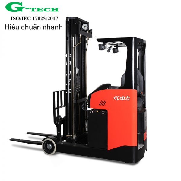 Kiểm định an toàn xe nâng hàng  REACH TRUCK ngồi lái CQD16/20RV. Dịch vụ hiệu chuẩn - kiểm định nhanh 24/7 G-Tech và phục vụ tận nơi tại các khu công nghiệp miền Trung