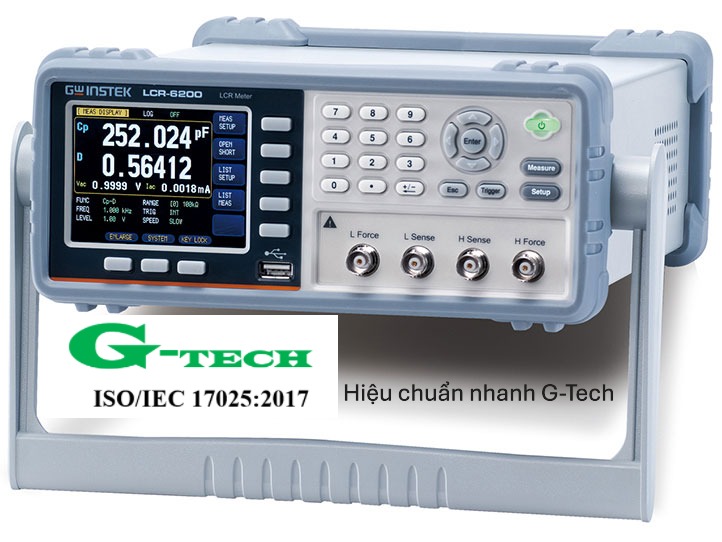 Hiệu chuẩn Máy đo LCR GW Instek LCR-6200. Dịch vụ hiệu chuẩn nhanh G-Tech 24/7 tại Quảng Bình 