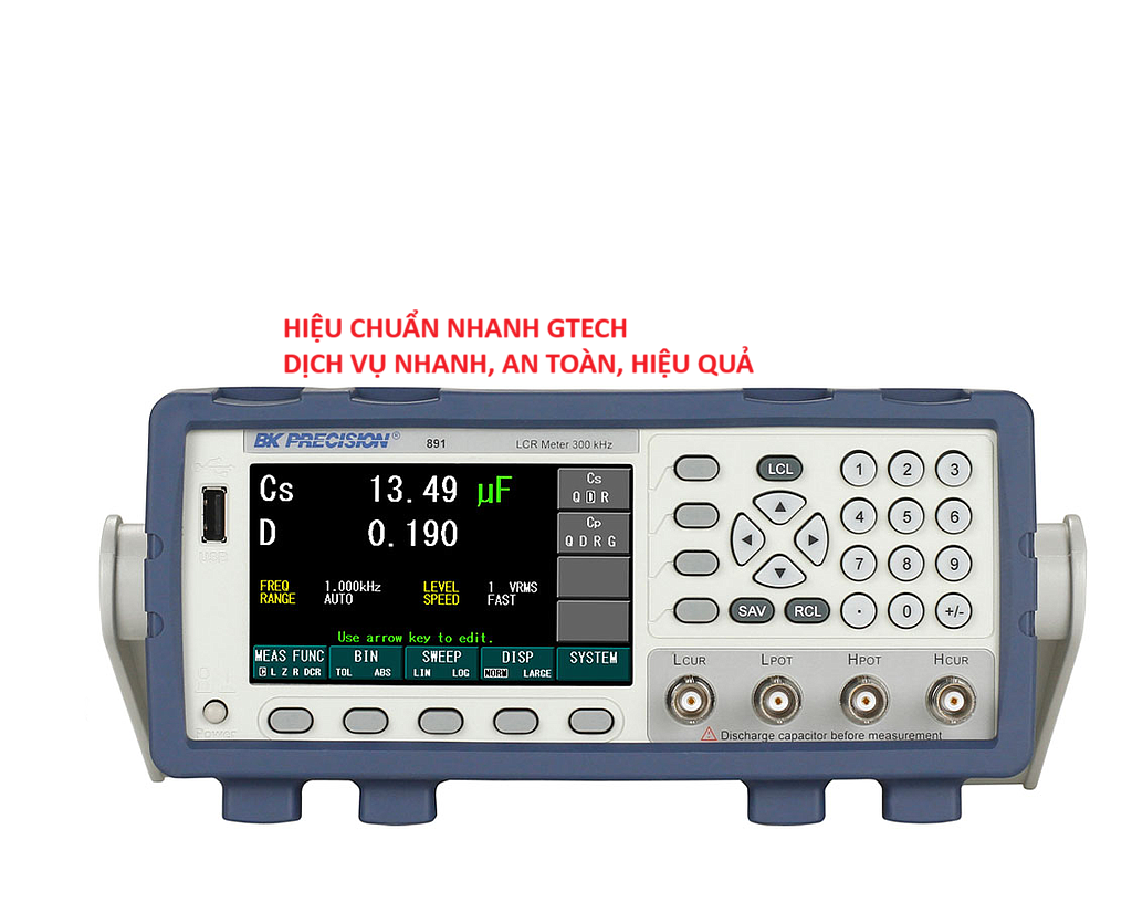 Hiệu chuẩn thiết bị Máy LCR/ LCR meter. Dịch vụ hỗ trợ nhanh chóng, uy tín tại Miền Trung
